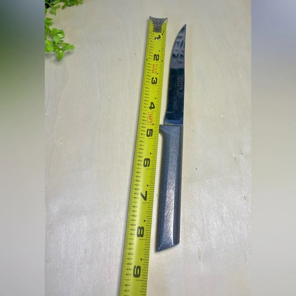 Vintage Aluminum Chuppa Co. Stainless Steel Knife With 4.5”‎ Blade